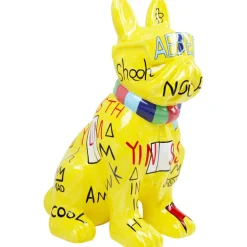 Figurine décorative Graffiti Dog jaune 122cm