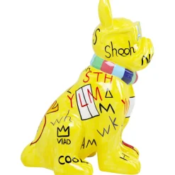 Figurine décorative Graffiti Dog jaune 122cm