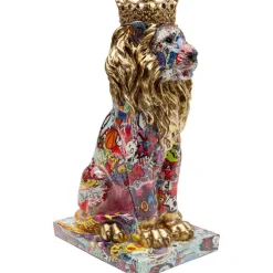 Figurine décorative Graffiti King Lion 29cm