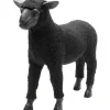 Figurine décorative Happy Sheep Wool noir 37cm