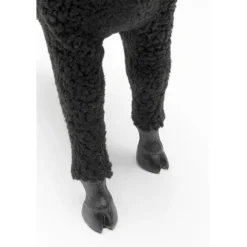 Figurine décorative Happy Sheep Wool noir 37cm