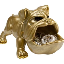 Figurine décorative Hungry Dog doré 37cm