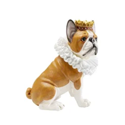 Figurine décorative King Dog marron 29cm