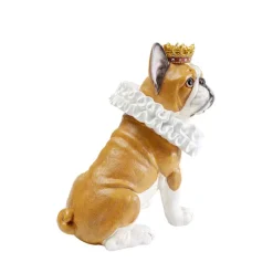Figurine décorative King Dog marron 29cm