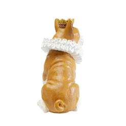 Figurine décorative King Dog marron 29cm