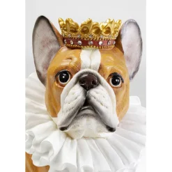 Figurine décorative King Dog marron 29cm