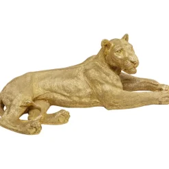 Figurine décorative Lion doré 113cm