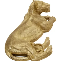 Figurine décorative Lion doré 113cm