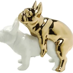 Figurine décorative Love Dogs l or