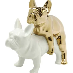 Figurine décorative Love Dogs l or