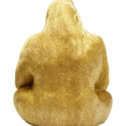 Figurine décorative Monkey Gorilla Side doré 76cm