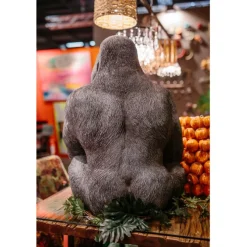 Figurine décorative Monkey Gorilla Side noir76cm