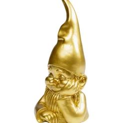 Figurine décorative Nain doré 21cm