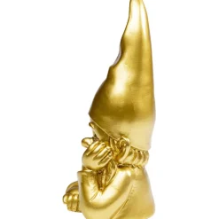 Figurine décorative Nain doré 21cm