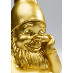 Figurine décorative Nain doré 21cm