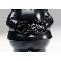 Figurine décorative Nain Standing noir-doré 30