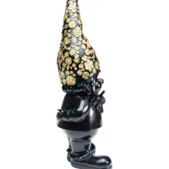 Figurine décorative Nain Standing noir-doré 45