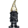 Figurine décorative Nain Standing noir-doré 60
