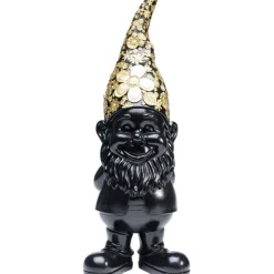 Figurine décorative Nain Standing noir-doré 60