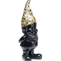 Figurine décorative Nain Standing noir-doré 60