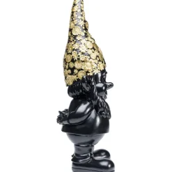 Figurine décorative Nain Standing noir-doré 60