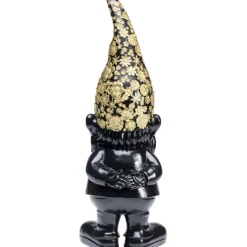 Figurine décorative Nain Standing noir-doré 60