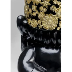 Figurine décorative Nain Standing noir-doré 60