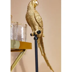 Figurine décorative Parrot doré 116cm
