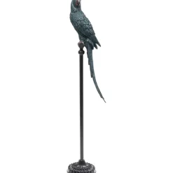 Figurine décorative Parrot pétrole