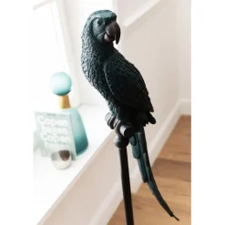 Figurine décorative Parrot pétrole