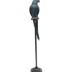 Figurine décorative Parrot pétrole