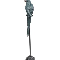 Figurine décorative Parrot pétrole