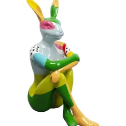 Figurine décorative Rabbit Gillie colore 80cm
