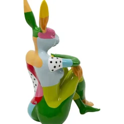 Figurine décorative Rabbit Gillie colore 80cm
