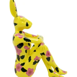 Figurine décorative Rabbit Gillie jaune 80cm