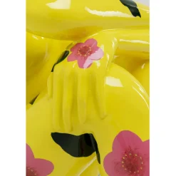 Figurine décorative Rabbit Gillie jaune 80cm