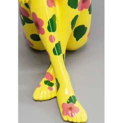 Figurine décorative Rabbit Gillie jaune 80cm