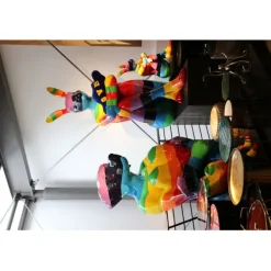 Figurine décorative Rabbit Gillie Rainbow 80