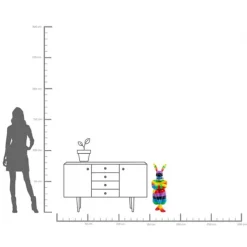 Figurine décorative Rabbit Gillie Rainbow 80