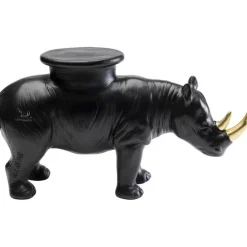Figurine décorative Rhino noir 41cm