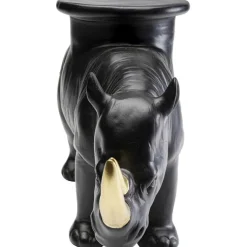 Figurine décorative Rhino noir 41cm