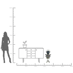 Figurine décorative Robot Gottlieb 74cm
