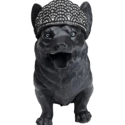 Figurine décorative Royal Standing Corgi noir 52cm