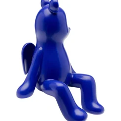 Figurine décorative Sitting Squirrel bleu 20cm