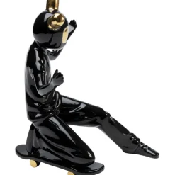 Figurine décorative Skating Astronaut noir