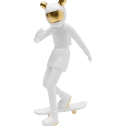 Figurine décorative Skating Astronaut blanc