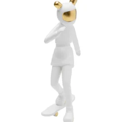 Figurine décorative Skating Astronaut blanc
