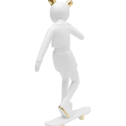 Figurine décorative Skating Astronaut blanc