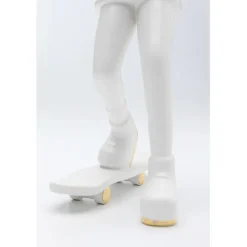 Figurine décorative Skating Astronaut blanc