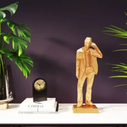 Figurine décorative Standing Man doré 62cm